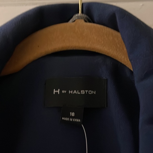 NWOT/HbyHALSTON Classic style Navy Topper Trench Coat. Never worn, like NEW! 16 - Picture 6 of 15